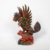 LARGE ANTIQUE BALINESE SINGHA