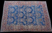 LARGE ANTIQUE BLUE SAROUK CARP