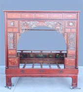 Large antique Chinese carved w