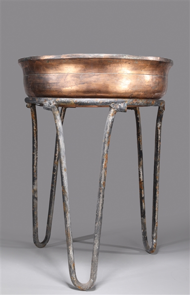 Large antique circular form