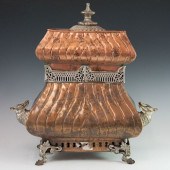 LARGE ANTIQUE COPPER COOLERDES