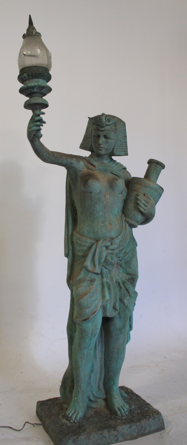 LARGE ANTIQUE EGYPTIAN REVIVAL
