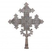 LARGE ANTIQUE ETHIOPIAN COPTIC
