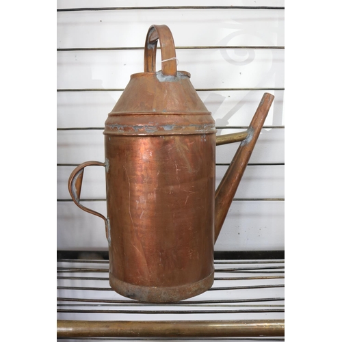 Large antique French copper