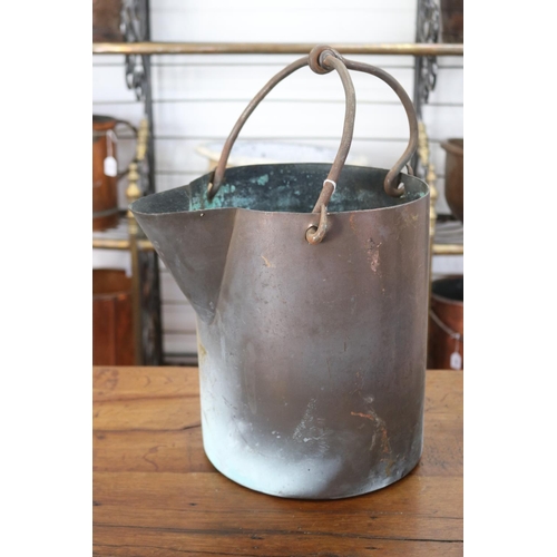 Large antique French heavy gauge