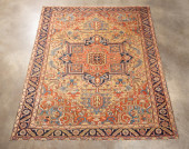 LARGE ANTIQUE HAND KNOTTED PER