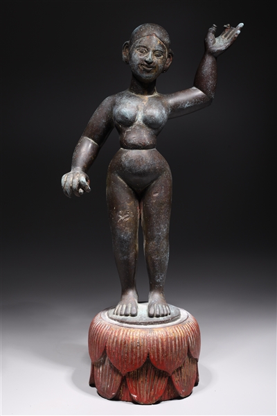 Large antique Indian bronze