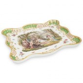 LARGE ANTIQUE MEISSEN PORCELAI