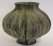 LARGE ANTIQUE PATINATED BRONZE