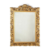 LARGE ANTIQUE ROCOCO REVIVAL C