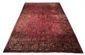 LARGE ANTIQUE ROOMSIZE CARPET.