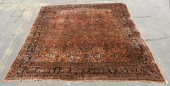 LARGE ANTIQUE SAROUK RUG. Larg