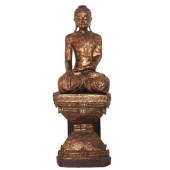 LARGE ANTIQUE THAI WOOD CARVED