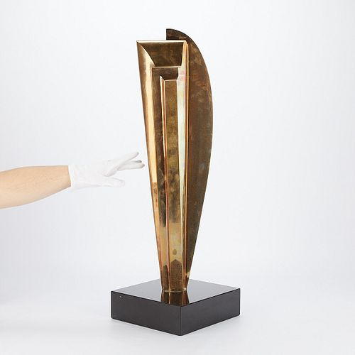 LARGE ANTONIO KIEFF ABSTRACT BRONZE