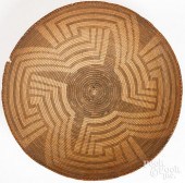 LARGE APACHE INDIAN COILED BAS