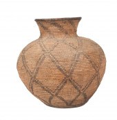 LARGE APACHE STORAGE BASKET, O