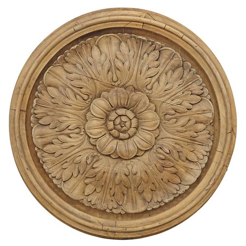 LARGE ARCHITECTUAL CARVED WOOD