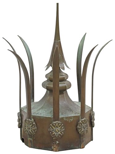 LARGE ARCHITECTURAL COPPER CUPOLA