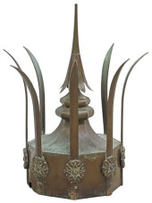 LARGE ARCHITECTURAL COPPER CUP