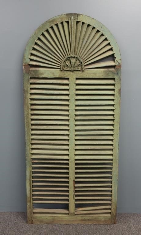 Large architectural louvered