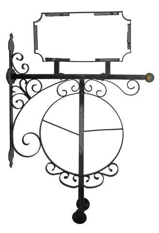 LARGE ARCHITECTURAL SCROLLED IRON