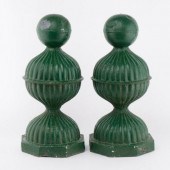 LARGE ARCHITECTURAL TIN FINIAL