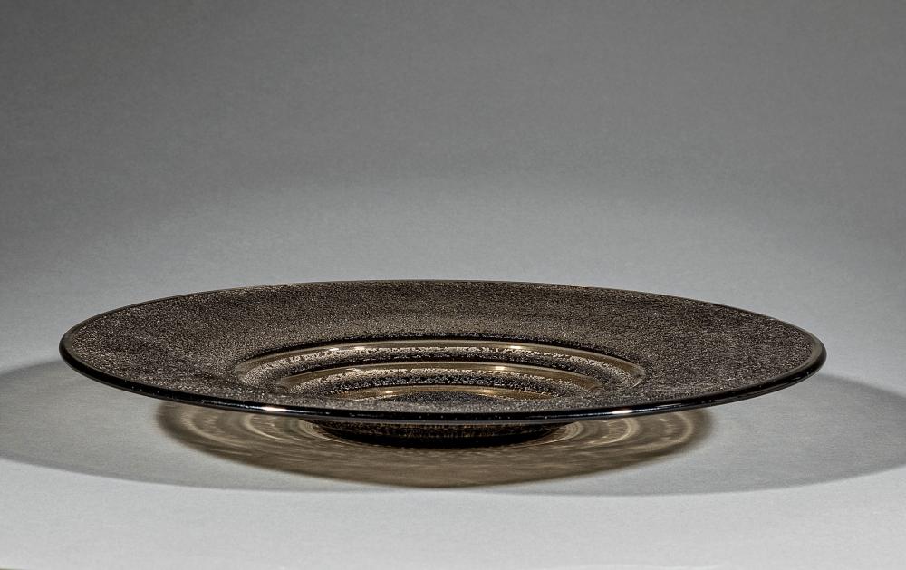LARGE ART DECO DAUM ACID ETCHED