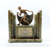 LARGE ART DECO FIGURAL ONYX MA