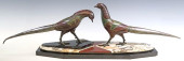 LARGE ART DECO PATINATED &AMP;