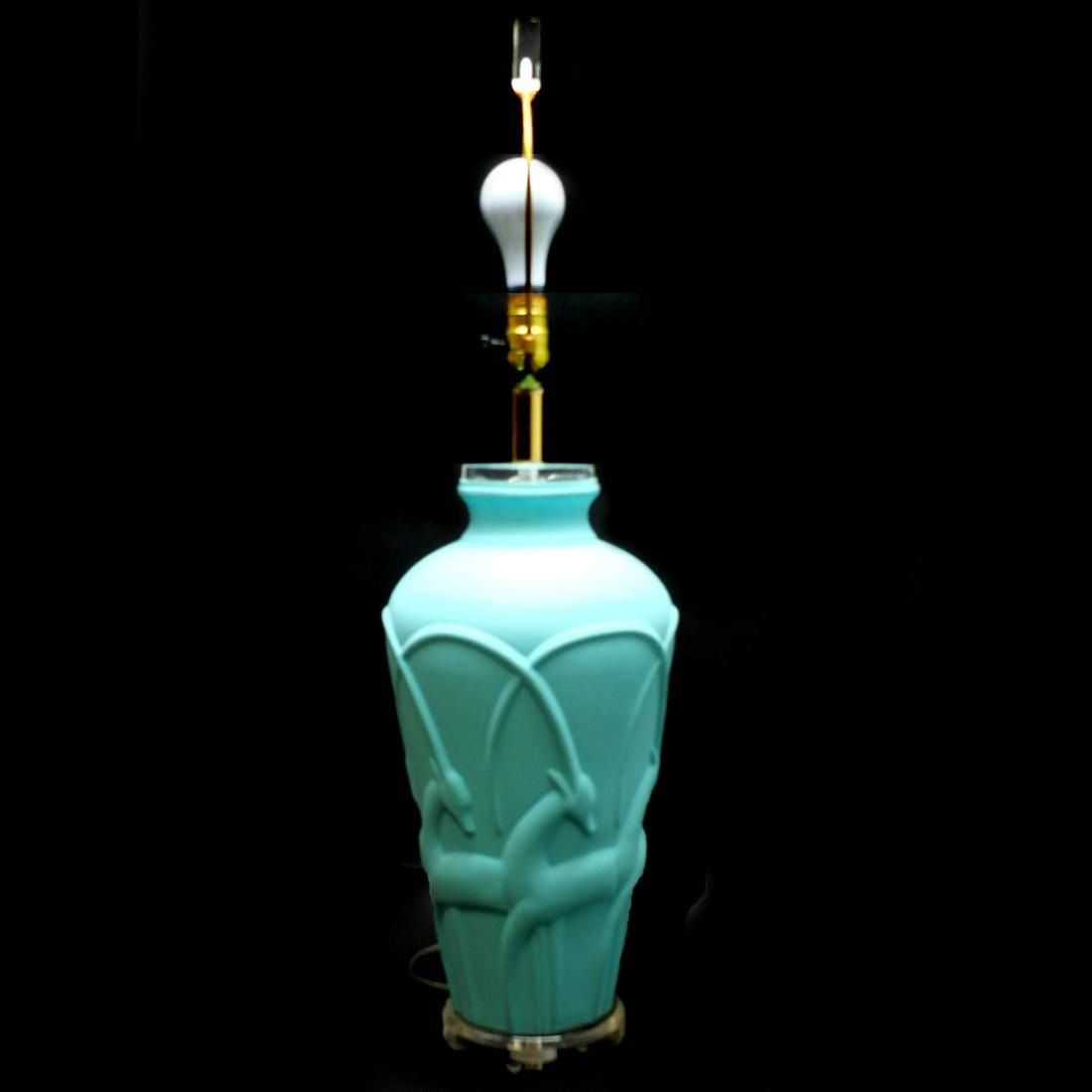 LARGE ART DECO STYLE PORCELAIN