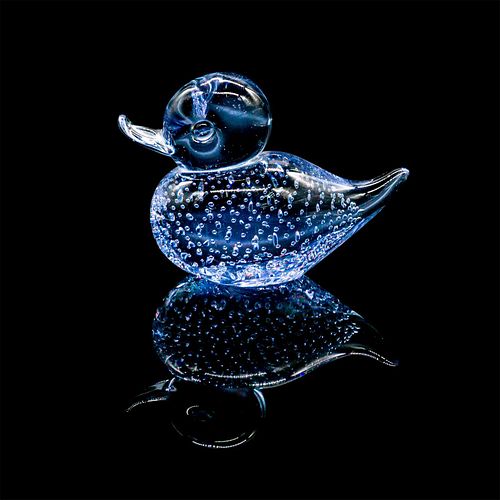 LARGE ART GLASS PAPER WEIGHT,