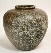 LARGE ART POTTERY VASE BY NAKA