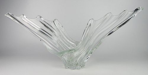 LARGE ART VANNES FRENCH CRYSTAL
