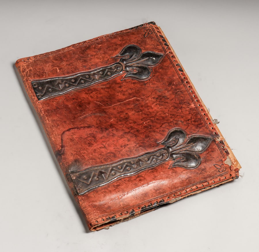 LARGE ARTS & CRAFTS HAND-FORGED