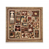 LARGE ASHANTI STYLE UNFRAMED B