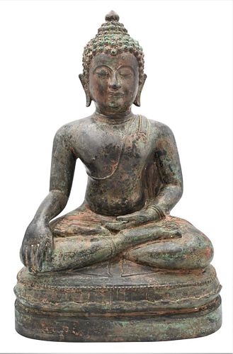 LARGE ASIAN BRONZE BUDDHALarge
