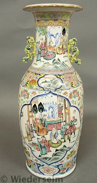 Large Asian porcelain urn 19th c.