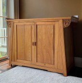 LARGE ASIAN TWO DOOR CABINETLa