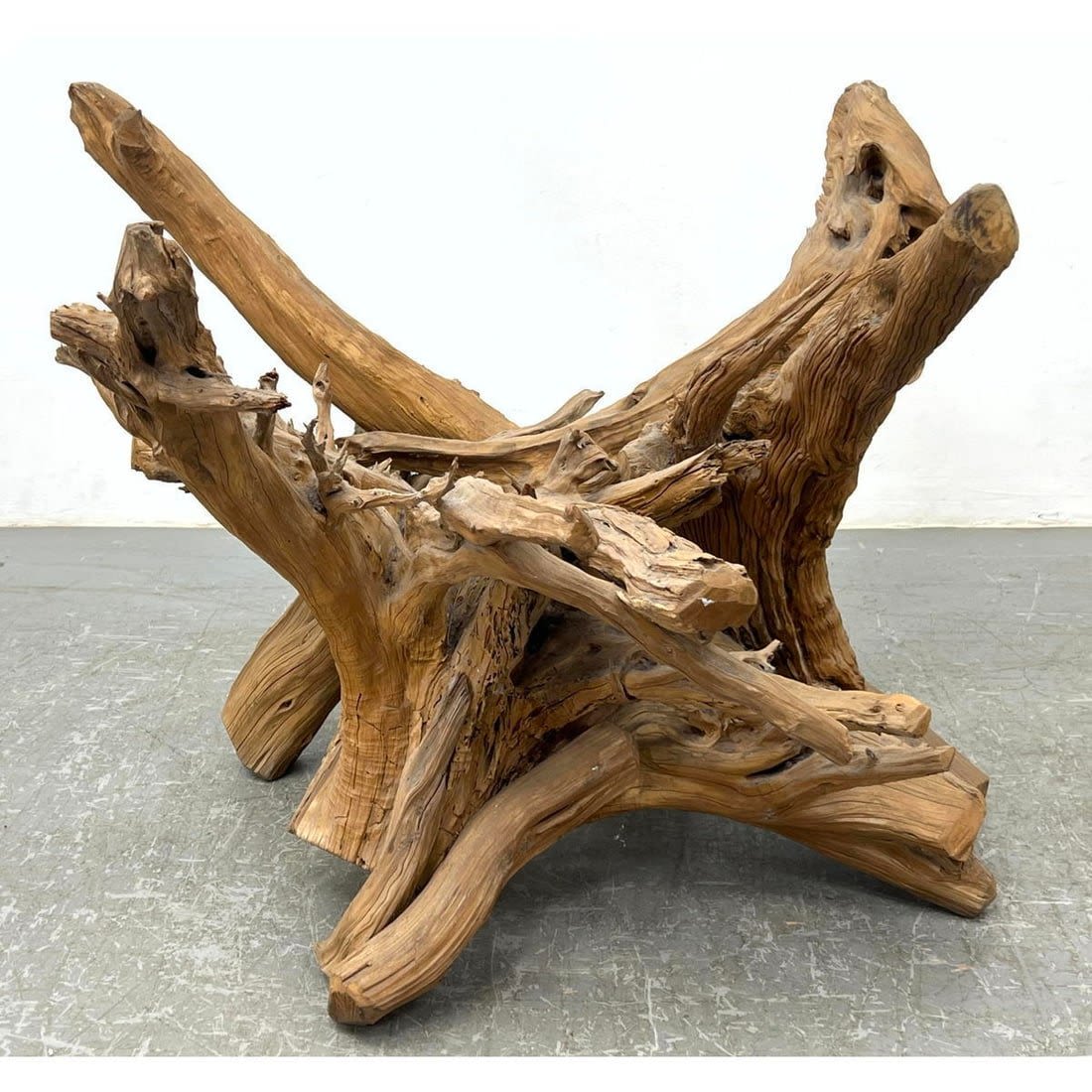 Large Assembled Driftwood Table