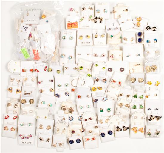Large assortment of 14K yellow