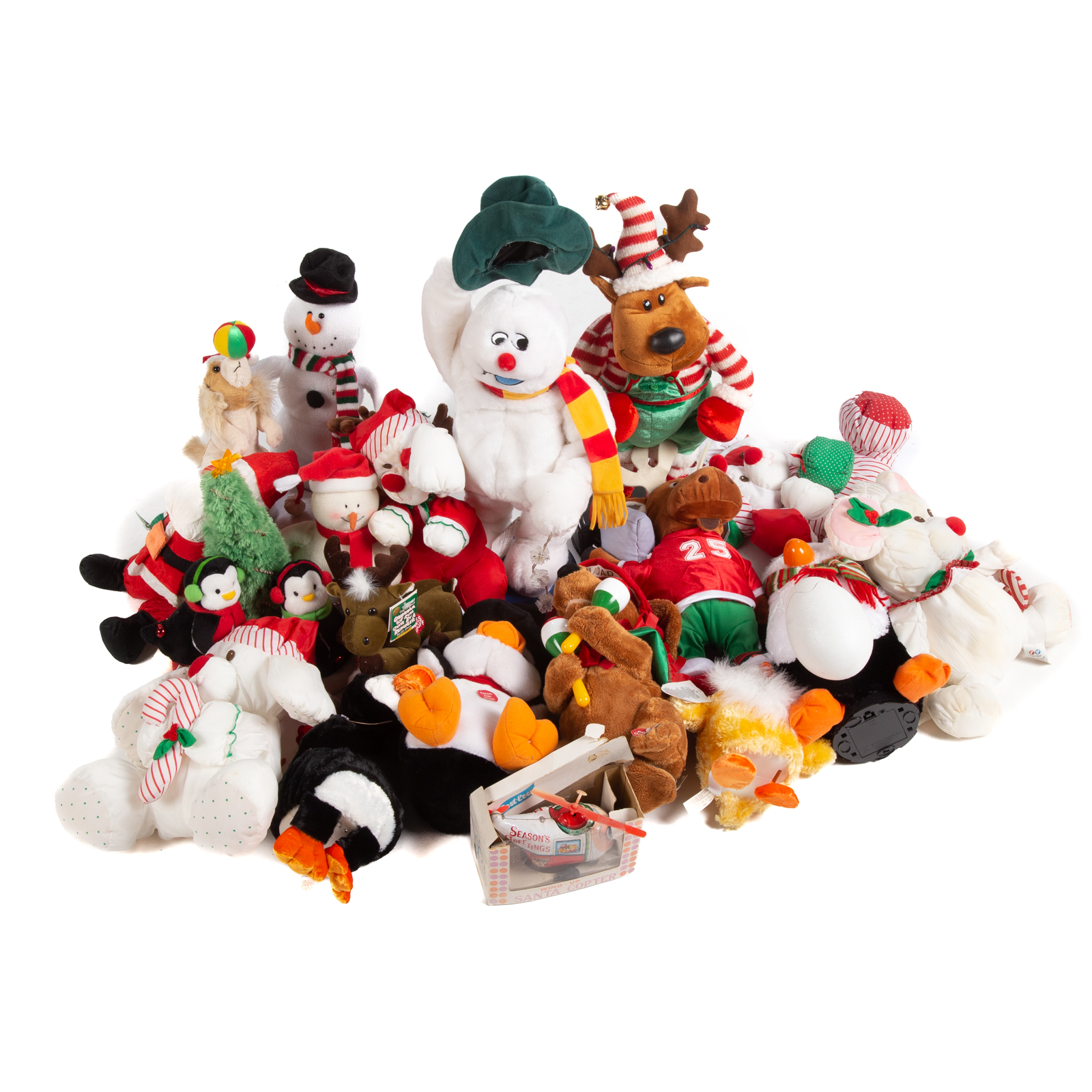 LARGE ASSORTMENT OF CHRISTMAS PLUSH
