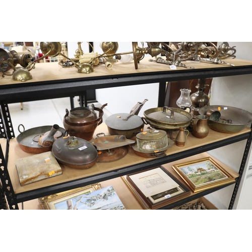Large assortment of copper etc,