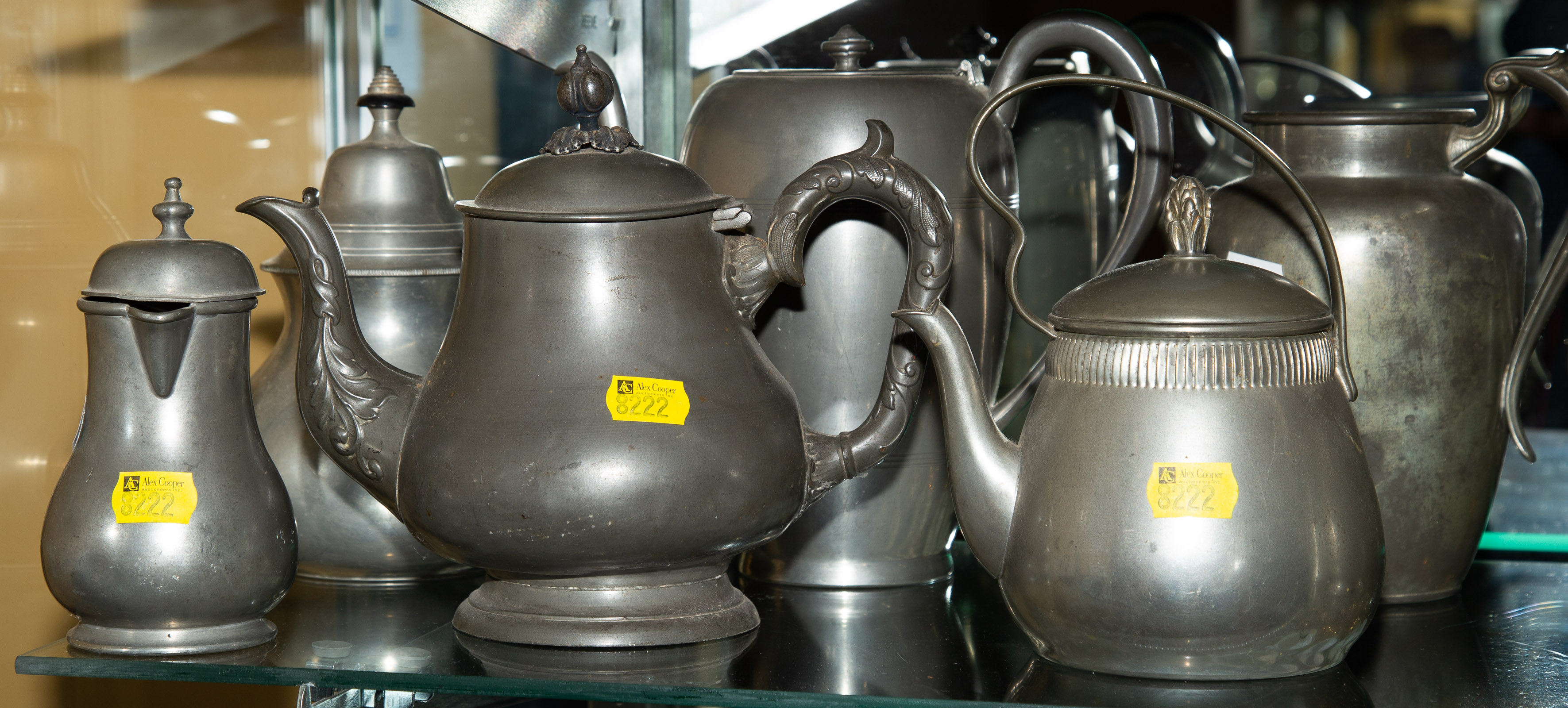 LARGE ASSORTMENT OF PEWTER &