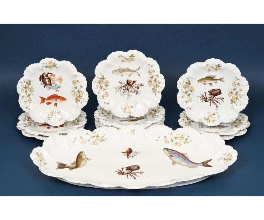 Large Austrian porcelain fish