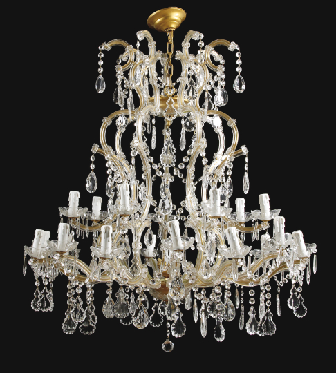Large Austro-German Cut Glass