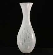 Large AVEM Murano Latticino Wh