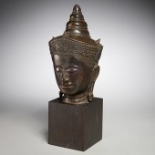 LARGE AYUTHAYA BRONZE BUDDHA H