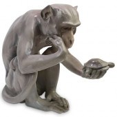 LARGE B & G MONKEY PORCELAIN F