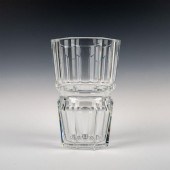 LARGE BACCARAT CRYSTAL VASE, E