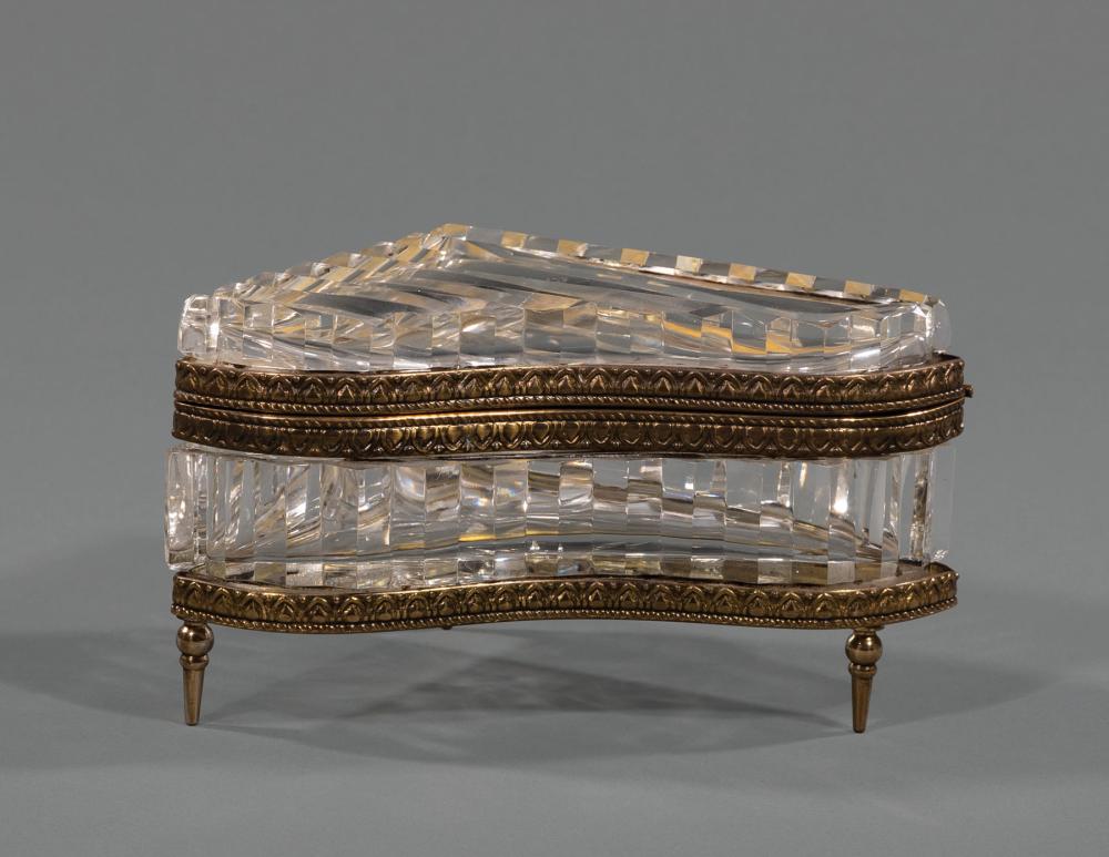 LARGE BACCARAT GILT-BRONZE